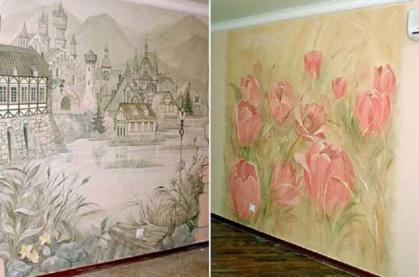 Чем рисуют на стенах в помещении – роспись акриловыми красками своими руками или иные варианты для рисования в квартире? Какими можно рисовать на стене, окрашенной водоэмульсионной