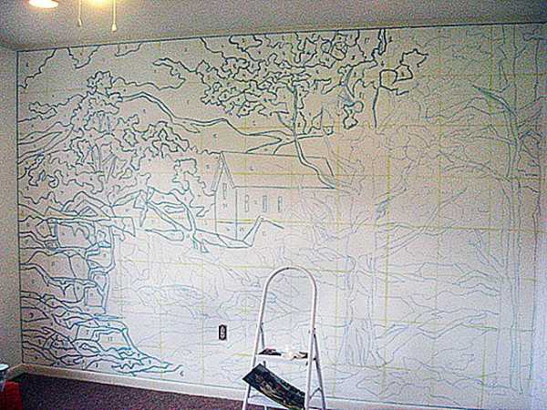 Чем рисуют на стенах в помещении – роспись акриловыми красками своими руками или иные варианты для рисования в квартире? Какими можно рисовать на стене, окрашенной водоэмульсионной