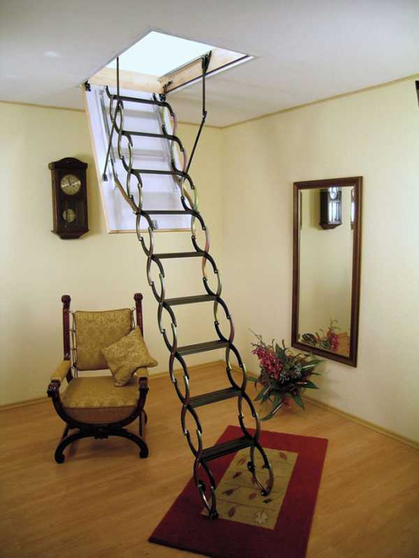 Чердачная лестница своими руками – Лестница раскладная на чердак своими руками