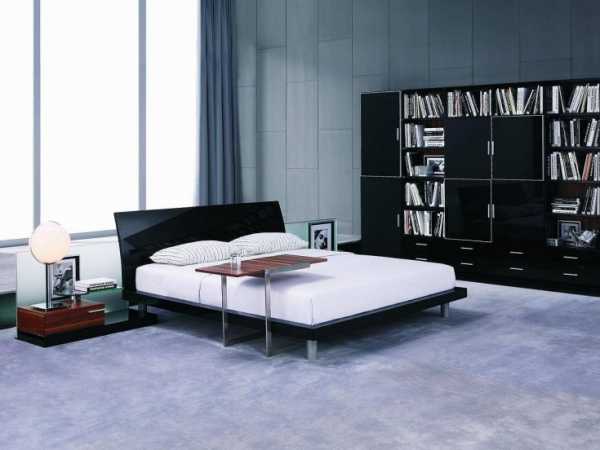 Черно белые обои в интерьере спальни фото – Черно-белая спальня (50 фото): красивые интерьеры с модными акцентами