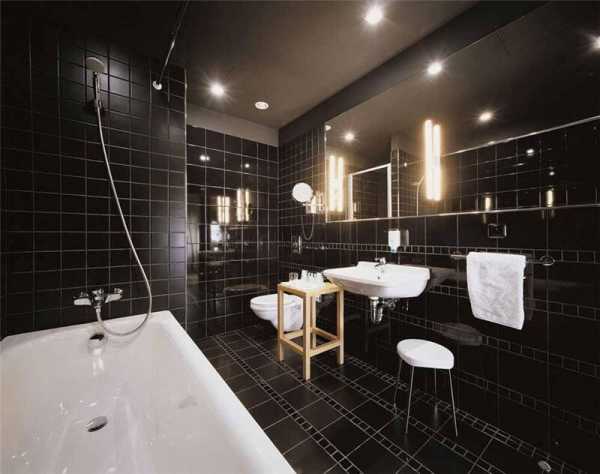 Черный потолок натяжной в ванной – Белый или чёрный натяжной потолок в ванной