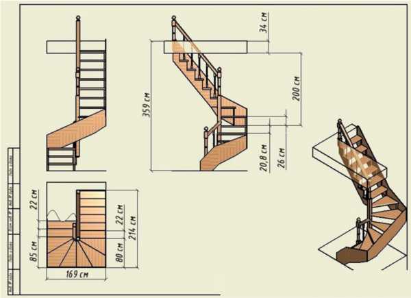 Чертеж лестницы винтовой лестницы – чертежи с размерами, инструкция по изготовлению, сборке и монтажу, установка дополнительных элементов + фото и видео