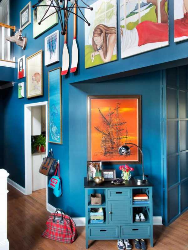 Цвет синий стен – Синие стены в интерьере - правила идеального сочетания в интерьере