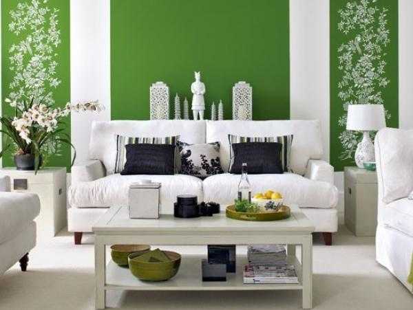 Цвет зала – Интерьер зала в зеленом цвете - варианты оригинального оформления интерьера зала в зеленом цвете