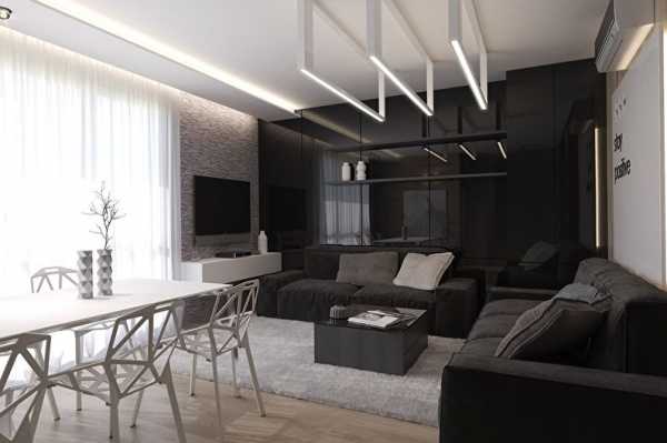 Дизайн комнаты черно белой – фото вариантов дизайна, советы по оформлению спальни в черно-белом стиле, подбору мебели, декора, освещения