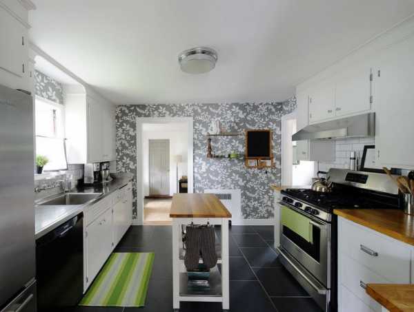 Дизайн кухни обои фото – для маленькой, поклейка, оклейка интерьера, стены, комбинированные, современные идеи для квартир, новинки, видео
