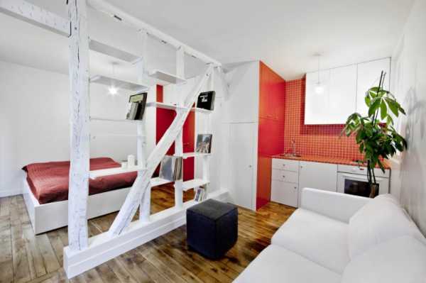 Дизайн с перегородкой однокомнатной квартиры – использование перегородки из гипсокартона, особенности планировки для семьи с ребенком, эффектные примеры интерьера