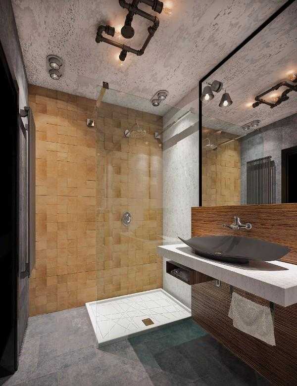 Дизайн ванной комнаты в однокомнатной квартире фото – 6 шагов с реальными Фото
