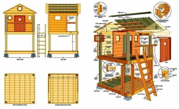 Домик своими руками для детей – Детский домик своими руками 1000 фото, чертежи, инструкции