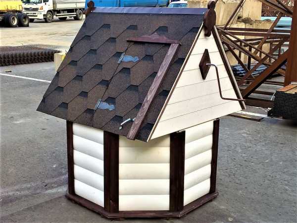 Домики для колодцев своими руками как сделать – Колодец с красивой крышей - изюминка дачного дизайна, на видео красивые колодцы