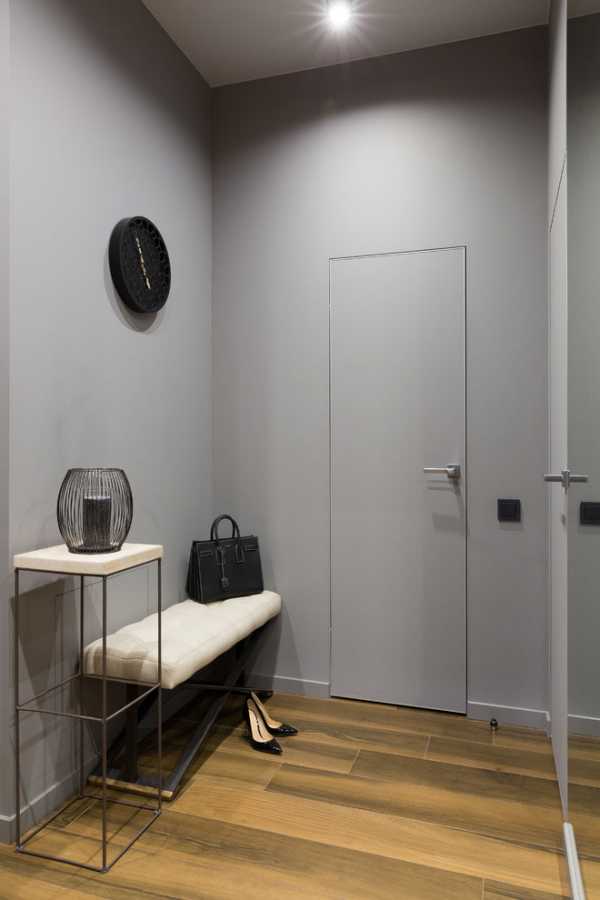 Двери серый дуб в интерьере – 60+ фото, дизайнерские идеи оформления