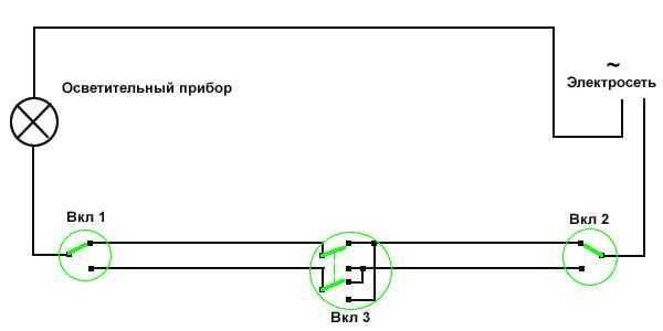 Двухклавишные проходные переключатели схема подключения – Проходной выключатель схема подключения на 2 клавиши. Полезные советы для правильного использования схемы подключения двухклавишного проходного выключателя