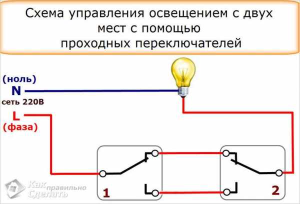 Двухклавишные проходные переключатели схема подключения – Проходной выключатель схема подключения на 2 клавиши. Полезные советы для правильного использования схемы подключения двухклавишного проходного выключателя