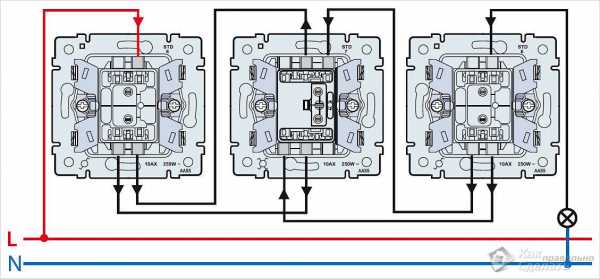 Двухклавишные проходные переключатели схема подключения – Проходной выключатель схема подключения на 2 клавиши. Полезные советы для правильного использования схемы подключения двухклавишного проходного выключателя