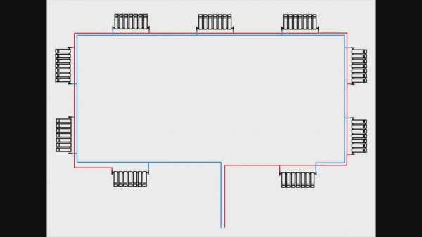 Двухтрубная система отопления двухэтажного дома – варианты, схема с принудительной циркуляцией своими руками, однотрубная на два этажа с естественной циркуляцией, двухтрубная с теплым водяным полом