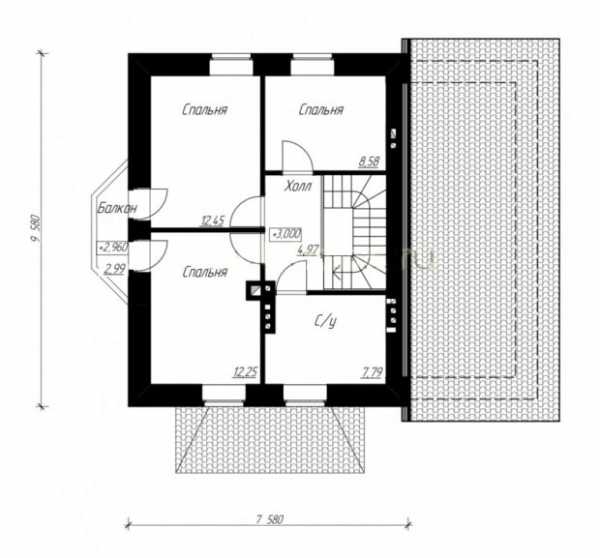 Фото домов из пеноблоков с мансардой и балконом фото – Проекты домов из пеноблоков с мансардой