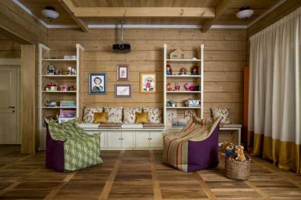 Фото интерьер дом из бруса – дизайн деревянного коттеджа из клееного пиломатериала, имитация поверхностей под брус, русский стиль внутри помещений
