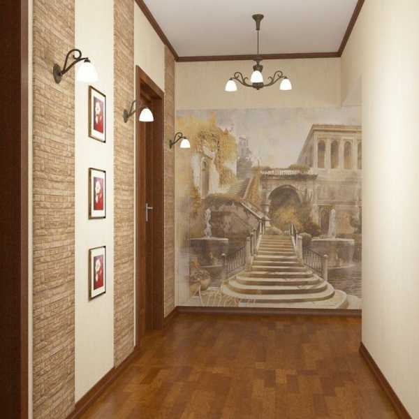 Фотообои в коридоре – дизайн длинной узкой светлой прихожей, варианты для стены маленького коридора, интересные идеи для интерьера в квартире