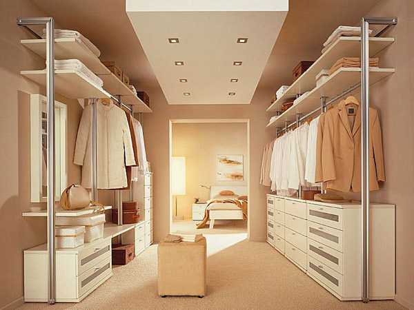 Гардеробной пример – идеи дизайна, как обустроить в спальне или кладовке