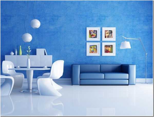 Голубой цвет с чем сочетается в интерьере – 75 идей сочетания голубого цвета в интерьере с фото