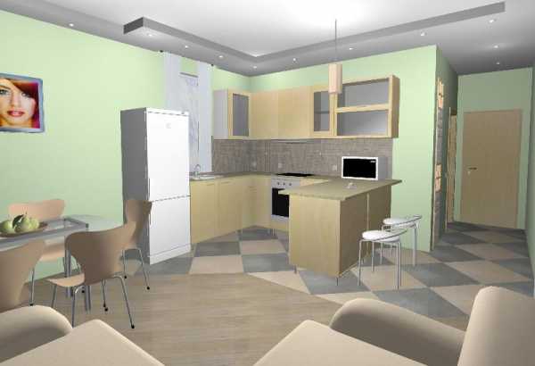 Гостиная кухня совмещенная – Гостиная, совмещенная с кухней: фото планировок, варианты зонирования