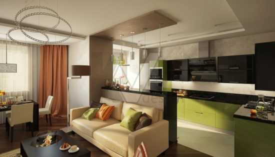 Гостиная кухня в стиле – Интерьеры кухни-гостиной в современном стиле (64 фото): примеры дизайна совмещенного помещения