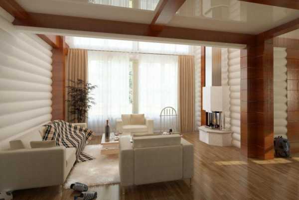 Интерьер гостиной в доме из бревна – как оформить внутри жилище из бревна, дизайн бревенчатого оцилиндрованного коттеджа, создание обстановки в светлых тонах