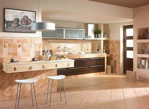 Кафель на пол в кухню фото – Плитка для кухни - 170 фото плитки на пол и для фартука, лучшие идеи оформления кухни плиткой