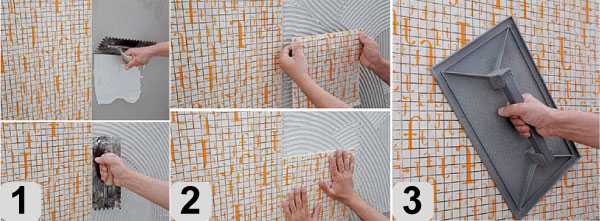 Как клеить мозаику на сетке на стену – как клеить на стены в ванной, как положить своими руками на пол, как правильно проводить работы по монтажу в небольших пространствах