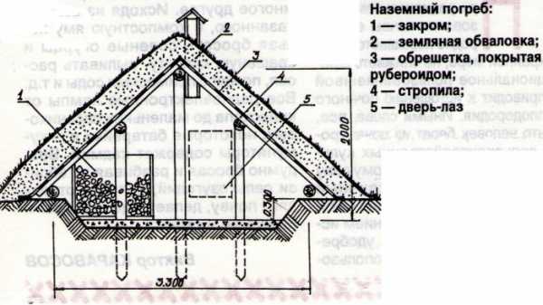 Как на дачном участке сделать погреб – как построить отдельно стоящий на участке, какой оптимальный размер, как правильно сделать вход, готовый проект, свой подвал