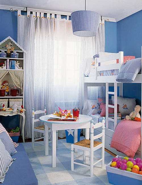 Как обустроить маленькую детскую комнату для двоих детей фото – 100 лучших идей детской комнаты для двоих детей на фото