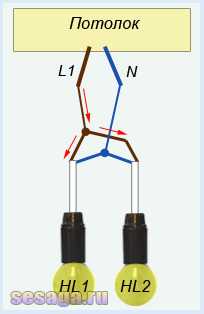 Как подсоединить люстру с 2 проводами к 3 проводами – Как подсоединить люстру - схема соединения с двумя и тремя проводами к одноклавишному и двухклавишному выключателю