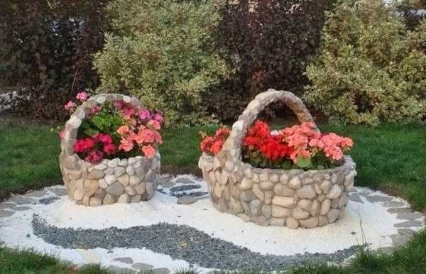 Как сделать корзину из камня для цветов на даче – Корзина из камней для сада своими руками: мастер класс своими руками