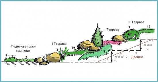 Как сделать на даче альпийскую горку своими – Как сделать альпийскую горку на даче своими руками. Ландшафтный дизайн альпийской горки на участке, с водоёмом