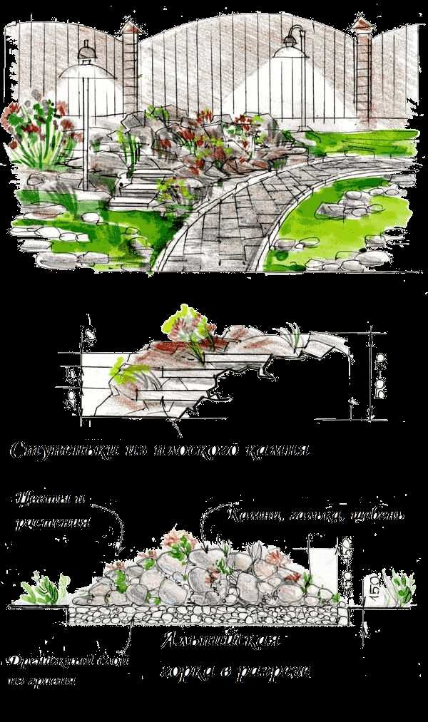 Как сделать на даче альпийскую горку своими – Как сделать альпийскую горку на даче своими руками. Ландшафтный дизайн альпийской горки на участке, с водоёмом