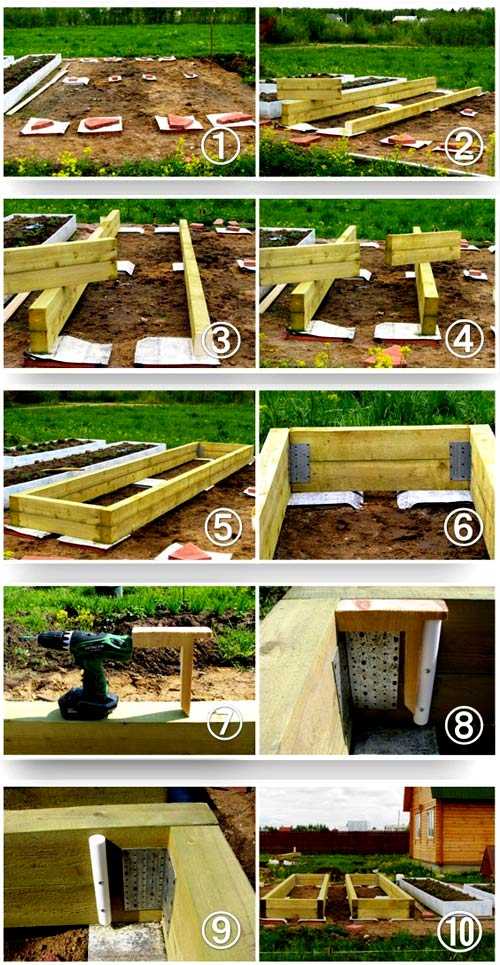 Как сделать высокую грядку из досок – Как сделать высокие грядки своими руками из досок?