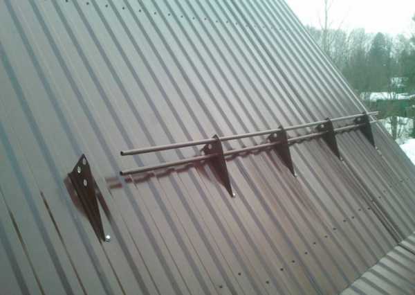 Как установить снегозадержатели на крышу из профнастила – Установка снегозадержателей на крыше из профнастила
