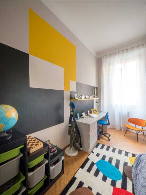 Крашеные стены в квартире дизайн фото – фото интересных решений в интерьере, советы по подготовке стен, выбору краски, цвета, вариантов дизайна