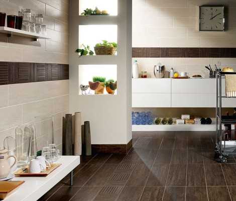 Красивая напольная плитка для кухни – Плитка для кухни - 170 фото плитки на пол и для фартука, лучшие идеи оформления кухни плиткой