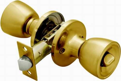 Круглые металлические дверные ручки – кноб и кнопка для межкомнатных дверей с замком, металлическая, деревянная и стеклянная фурнитура с защелкой