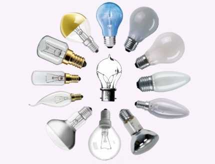 Лампы разновидности – какие виды лампочек бывают + как выбрать лучшую