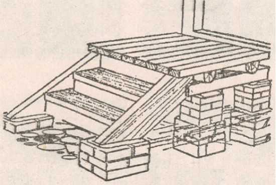Лестница на крыльцо своими руками – Как сделать лестницу на крыльцо