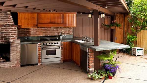 Летняя кухня в частном доме фото дизайн – фото интерьера и внутренней отделки