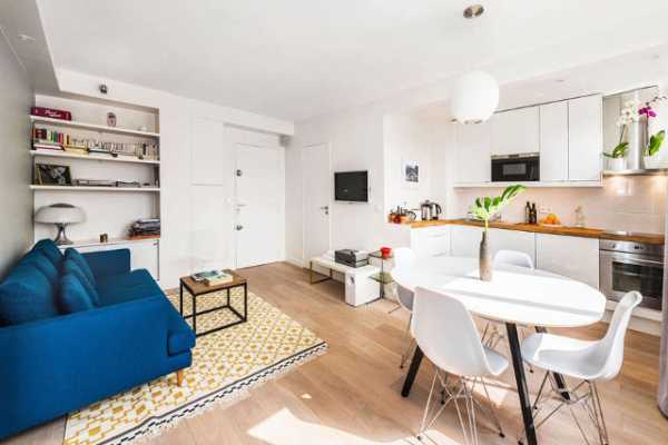 Маленькая кухня совмещенная с гостиной дизайн фото – дизайн в интерьере совмещенной студии небольшой площади