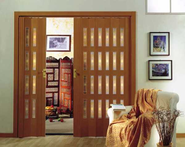 Межкомнатные двери гармошки – межкомнатные раздвижные и складные модели, пластиковые, алюминиевые и деревянные конструкции, как собрать и снять размеры, отзывы