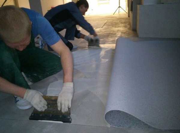 Можно ли линолеум стелить на бетон – Укладка линолеума на бетонный пол: инструкция