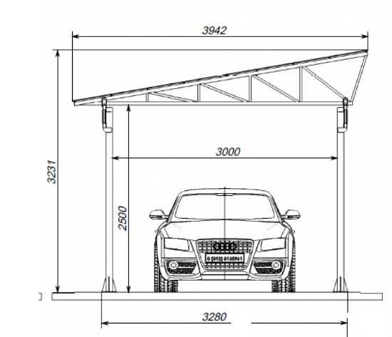 Навесы из поликарбоната для машин своими руками – расчет, чертежи, установка с фото примерами, а также обзор навесов под машину из поликарбоната, профнастила, дерева, тентовых конструкций