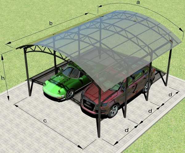 Навесы из поликарбоната для машин своими руками – расчет, чертежи, установка с фото примерами, а также обзор навесов под машину из поликарбоната, профнастила, дерева, тентовых конструкций
