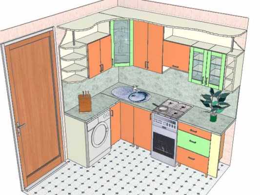 Недорогой ремонт маленькой кухни – (26 )