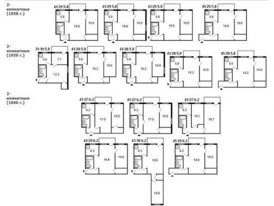 Несущие стены в хрущевке в двухкомнатной квартире – Варианты перепланировки хрущевки - 2 смежные комнаты (72 фото): планировка двухкомнатной квартиры, правила зонирования 2-х комнатного жилья